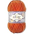 100 g Alize Velluto Wool in 30 Selections (06 | Orange)