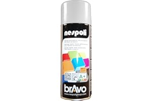 NESPOLI Aérosol peinture professionnelle gris clair 400 ml