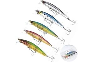 WANBY Esplosivo Colore Speciale Minnow Swimbait Vibrante Jigging Pesca in acqua dolce Pesca in acqua Amo da pesca Attrezzatura da pesca Trota Spigola Salmone