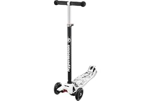 HyperMotion, Patinete de equilibrio de triciclo para niños mayores de 5 años, patinete con ruedas LED para adolescentes, triciclos con manillar de altura ajustable para niñas y niños