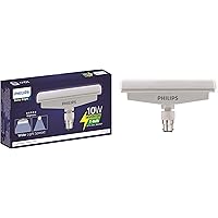Philips StellarBright Inverter T-Bulb 10 Watt Rechargeable Emergency LED Bulb for Home, Crystal White, Cool Daylight…