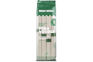 Urban Noodle Soba Noodles Healthy Authentic Vegetarian Friendly Japanese Buckwheat Noodles, Ideal For Cold & Hot Dishes, 300 g (Pack of 1)