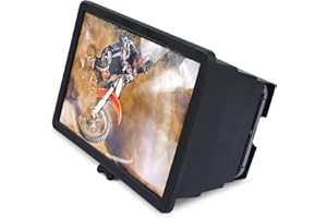 YACSEJAO Support pliable pour écran de téléphone portable - Anti-lumière bleue - Loupe 3D pour tous les smartphones C-203 18.5*14.5cm