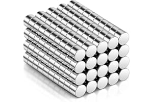 Aenienoe 200Piezas Imanes Neodimio Potentes Imanes Pequeños Redondos Magnet 3x2mm para Magnética Pizarra Blanca Refrigerador Foto Hogar Oficina y Escuela Mini Iman
