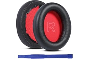 Aiivioll Q10 wymienne nauszniki nauszne osłona piankowa nauszniki miękka poduszka do słuchawek Anker Soundcore Life Q10 / Q10BT (czarna)