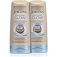 Jergens Natural Glow + Firming In Shower Self Tanner Body Lotion, Sunless Tanning for Medium to Tan Skin Tone, Anti Cellulite Moisturizer for Gradual Fake Tan, 7.5 Oz, Pack of 2
