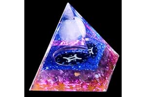 XIANNVXI Gemini Tower,Healing Crystals Tower,Crystal Tower for Positve Energy,Gemini Gifts for Women Men,Orgone Tower Spiritual Gifts for Healing Meditation Reki Bring Luck