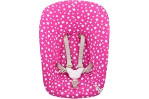 JYOKO KIDS Fodera in Cotone Compatibile con Stokke NewBorn (CANDY STAR)