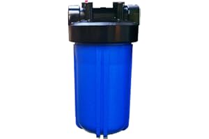 WATER FILTER MAN LTD 10" BB Water Filter Housing with 1" BSP Ports, Jumbo Big Blue Filter Housing