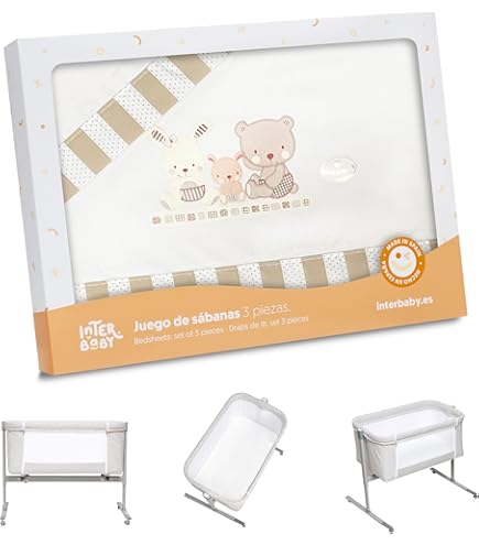 Set Lenzuola Invernali Per Minicuna Interbaby 50x80 Cm – Corallina Morbida, Koala, 3 Pezzi (Sotto + Sopra + Federa) - 3