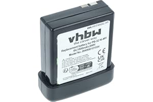 vhbw Batería Recargable Compatible con Kenwood TH-22E, TH-208, TH-22AT, TH-308, TH-42AT, TH-44AT, TH22AT Radio (1000 mAh, 6 V, NiMH)