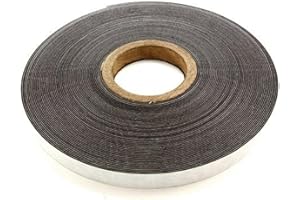 FIRST4MAGNETS Magnet Expert Ltd 1 m de 19 mm de large adhésif blanc brillant ferreux bande