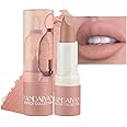 Lipstick Nude Lip Gloss Matte Lipstick Long Lasting Nude Velvet Lipstick, Up to 12 Hour Wear, Waterproof Non Drying Lipstick for Girls Women (#02)