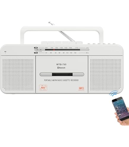 Lettore Cassette Reflexion Con Registratore - Altoparlante Incorporato, Ingresso AUX, Alimentazione A Batteria O Rete - Foto 7