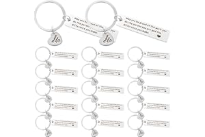 Grevosea 20 Pieza Llavero Inspirador Llavero De Agradecimiento Regalos Para Profesoras Llavero Profesor Llavero Día De La Madre,Que Estés Orgulloso Del Trabajo Que Haces Para Profesor Consultor