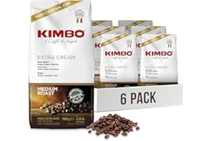 SKUURTFR Kimbo Espresso Bar Extra Cream 6 x 1kg Kaffee ganze Bohne