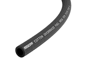 HOSES UK 5mm Fuel Hose – Reinforced Rubber Hose for Fuel, Diesel, Petrol, Water – Oil-Resistant Flexible Pipe for Engine Fuels, Industrial Use – Braided Tube 1 Metre