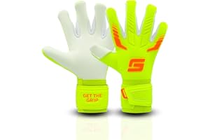 ‎GRIPMODE GRIPMODE Torwarthandschuhe Kinder Venom Junior 2.0 - Torhüter Handschuhe mit großer Fangfläche - Fußball Torwarthandschuhe mit 3 mm Griptec Latex für zusätzlichen Grip - Größe 4-6