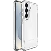 Crystal Armor Series Shock Absorber Soft Silicone Edge Back Hard Polycarbonate Impact Also for Teknoft Samsung Galaxy S25 Plus