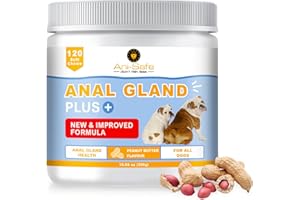 ANI-SAFE - DON'T RISK LESS XL Pack - Ani-Safe Anal Gland PLUS Dog Treats for Digestive Pro + Postbiotic - Gut Health, Sensitive Tums, Scooting, Loose Stools, Smelly, Itchy Ears, Enzymes Great for all dogs 120 300g