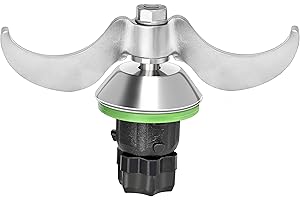 Arcets Coltello Impasto Bimby TM5 TM6, Lame Coltelli Impastatore per Thermomix TM5 TM6 adatto per Impastare Pane Dolce, Pulizia Semplice in Acciaio Inox