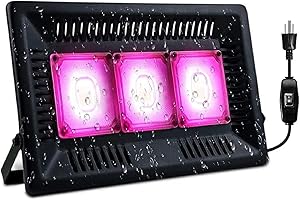 Profey Grow Light, P600 Lampada per Piante Spettro Completo LED, Lampada Grow COB Impermeabili IP67, Luci per Piante da Interno per La Coltivazione Indoor per Tutto L'Anno, Idroponica - Luce Rosa