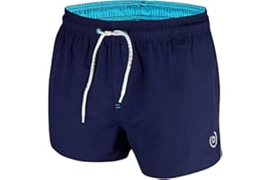 bugatti® - Męskie szorty kąpielowe w kolorze niebieskim, zielonym, granatowym, czerwonym, czarnym lub turkusowym