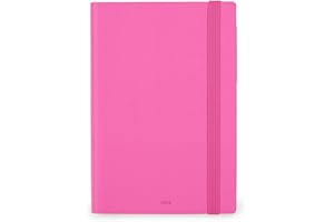 Legami - Agenda Giornaliera Large, 12 Mesi, da Gennaio 2024 a Dicembre 2024, Chiusura con Elastico, Planner mensile gennaio 2025, Piano Ferie, Rubrica, 17x24 cm, Colore Bougainvillea