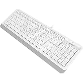 A4 TECH FK10 Q USB T&uuml;rk&ccedil;e FN-Multimedya Klavye, Beyaz