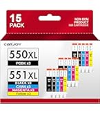 Cartuchos De Tinta Compatibles Con Impresoras Canon PGI550, CLI551