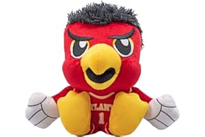 Bleacher Creatures Atlanta Hawks Harry The Hawk Mascot Kuricha Sitting Plush- Soft Chibi Inspired Mascot