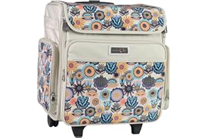 Everything Mary Sac fourre-Tout à roulettes pour Scrapbooking et Art – Organiseur de Voyage pour Papier, Colle, Ruban adhésif