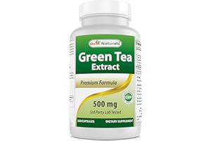 Best Naturals Green Tea Extract 500 mg 250 Capsules