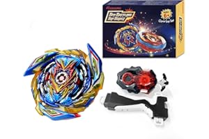 Hozuumo Bey Battling Tops Brust Turbo Starter Set, 4D Metall Fusion Kampfkreisel, Bey Arena Blade Spinning Tops mit Launcher, Geschenk-Sets für Kinder 04