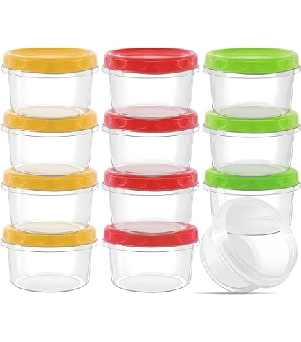 Frischhaltedosen Mit Drehdeckel – 473 Ml, 5 Stück – Mikrowellen- & Gefrierfest – BPA-frei