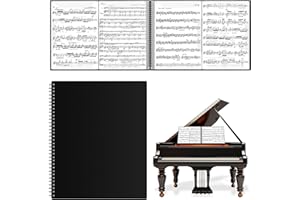 Irich Cartellina espandibile a 4 pagine, formato A4, 15 scomparti, 60 pagine, per spartiti musicali, carta, opere d'arte, dipinti, file