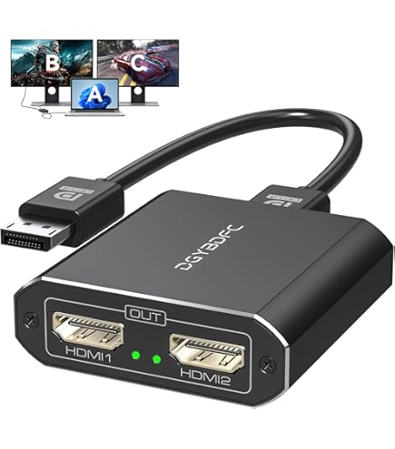 DisplayPort To 2 Port HDMI MST Hub - Audio & Video From UK - View #9