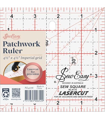 Règle De Couture En Acrylique Transparent 30 X 5 Cm - Échelle Précise Pour Patchwork Et Travaux Manuels