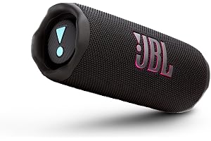 JBL Flip 7 Wireless Portable Bluetooth Speaker,Bold Pro Sound with AI Sound Boost,16Hrs of Playtime, IP68 Water & Dustproof, Multi-Speaker Connection by Auracast, Personalization App (Black & Orange)