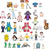 NLIEOPDA 28'li Paket Oyuncak Anime Hikayesi Fig&uuml;rinleri, Woody Toy Anime Story Doll, Buzz Anime Lightyear Oyuncak, PVC Oyunca