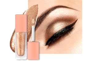 Oulac Sombra de Ojos Líquida Brillante - Sombra de Ojos Líquida Pigmentada Maquillaje de Ojos, Iluminador de Ojos Duradero y Combinable, Resistente a Las Arrugas, Veganos, 5,4g,Jupiter (09)