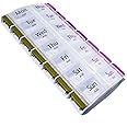 Pill Box ~ Easy Open Buttons ~ AM & PM 7 Day Medication Storage Case (14 Slot Pill Case)