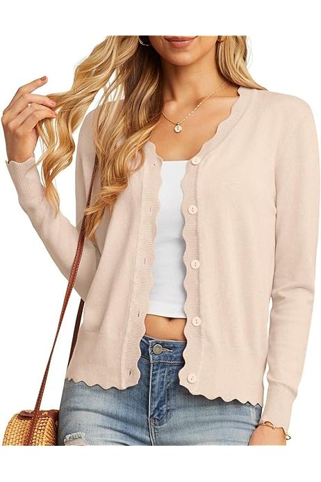 Cardigan Apricot Taschen Sweater With Open Front Shop