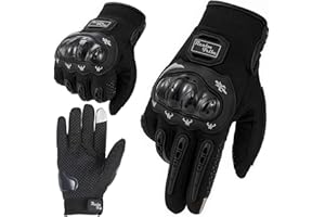 DOEOMK Motorradhandschuhe Herren, Moped Handschuhe Touchscreen Motorradhandschuhe mit Knöchelschutz für Motorradrennen Motorcross Mountainbike Wandern und andere Outdoor Sportarten und Aktivitäten
