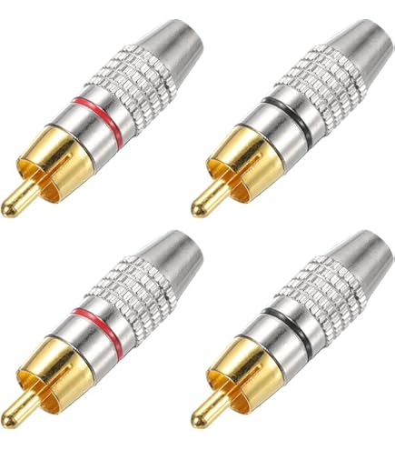 RCA Male tulp naar schroefaansluiting - Ben's electronics