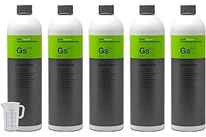 Detailmate - Lot de nettoyants universel KochChemie Green Star 1L - vaporisateur 360 degrés - Fabriqué par Kwazar Mercury Super PRO Une pression pour deux vaporisations, 1 litre. Verre doseur 50 ml.