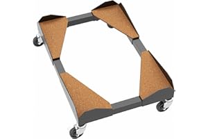 VIVO Premium großer PC-Wagen aus Stahl, rollender CPU-Trolley, verstellbarer mobiler Computer-Ständer mit Feststellrädern, passend für die meisten Gaming-PCs bis zu 63,5 x 30,5 cm, unter dem