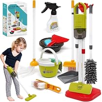 DzpKrka Jouet Aspirateur 3-en-1 avec Éclairage - Imitation pour - Jouet