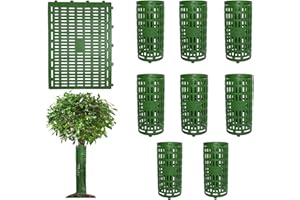 Eivdru Protezione per Tronco d'albero, in plastica Flessibile, espandibile, Durevole, Protezione Contro la Corteccia delle Piante per Proteggere Gli Alberi da decespugliatori e Piccoli