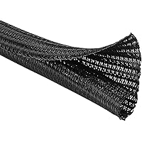 JOTO 4.5M Kabelschlauch Selbstschließend Kabelkanal Zuschneidbar Kabelschutz Gewebt Kabelmantel Cable Organizer…